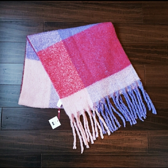 NEW Savida Chunky Soft Trendy Colorblocked Scarf NWT - Picture 5 of 8
